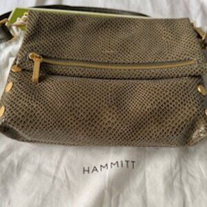 Hammitt VIP Medium Bistro Green Leather Crossbody Bag